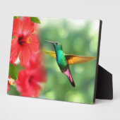 Art Decor Plaque-Hummingbird Plaque Fotoplaat (Zijkant)