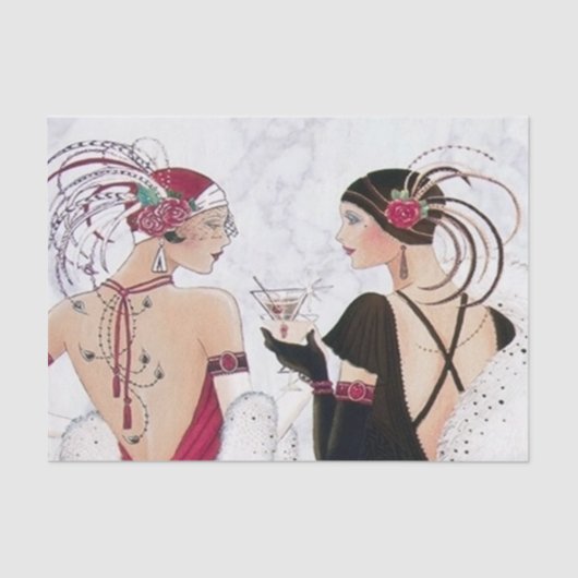 art decor retro  tissuepapier (Voorkant)