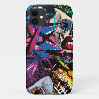 Art. Deksel van de pop Vandalisme iPhone 11 Hoesje