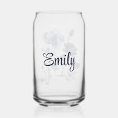 Art Delft bleu et blanc avec fleur sauvage (Verso)