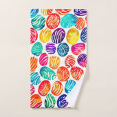 Art d'empreintes digitales coloré (Serviette à main)