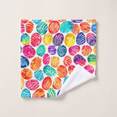 Art d'empreintes digitales coloré (Gant de toilette)