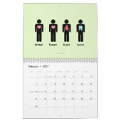 Art dentaire et Humour Calendrier annuel (Feb 2027)