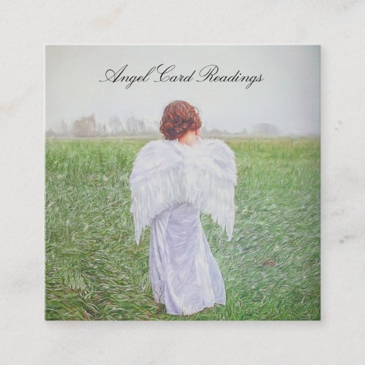 Art Design élégant Carte Angel Lecture (Devant)