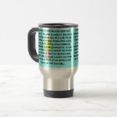 Art d'histoire femelle de tasse de voyage de (Devant gauche)