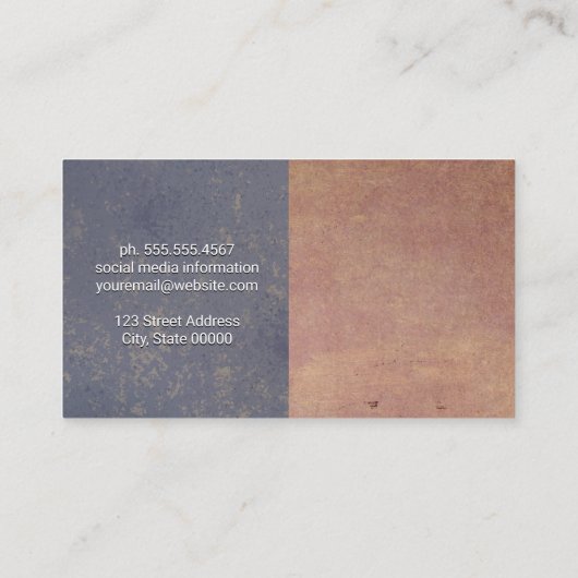 Art Director Visitekaartje (Achterkant)