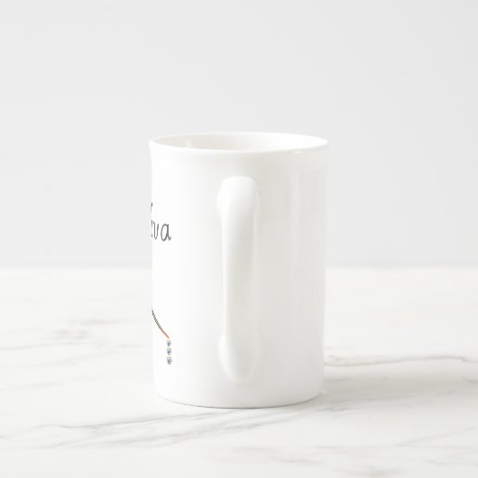 "Art Diva" Bone China Mug (Dos)