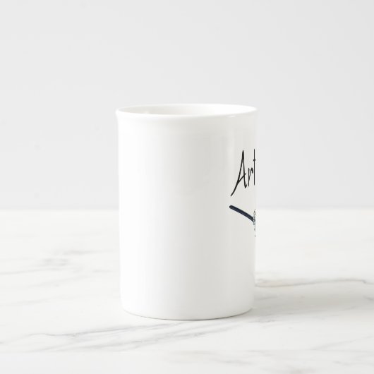 "Art Diva" Bone China Mug (Devant)