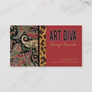Art Diva Graphic Designer Visitekaartje