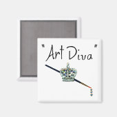 Art Diva Magneet (Voorkant / Achterkant)