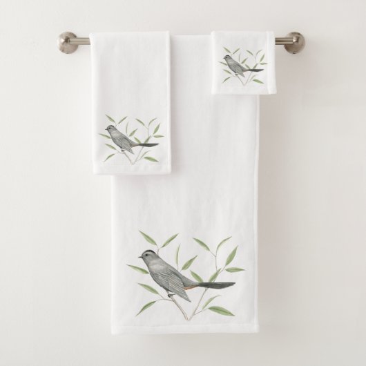 Art d'oiseau de Catbird gris (En situation)