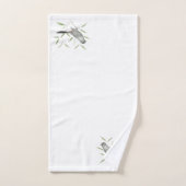 Art d'oiseau de Catbird gris (Serviette à main)