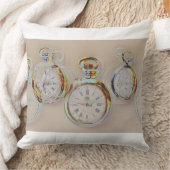 ART DU BUG d'horloges anciennes sur coussin (Couverture)