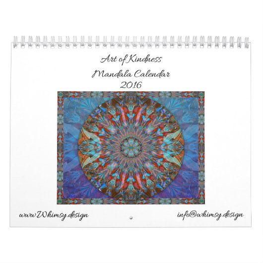Art du calendrier 2016 (de mandala de gentillesse (Protection)