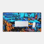Art du déjeuner de l'espace de travail (Clavier et souris)