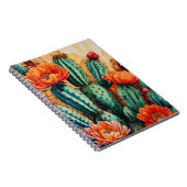 Art du désert | Cactus à fleur | Journal carnet (Côté Droit)