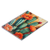 Art du désert | Cactus à fleur | Journal carnet (Côté gauche)