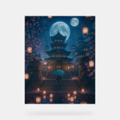 Art du festival japonais des lanternes (Recto)