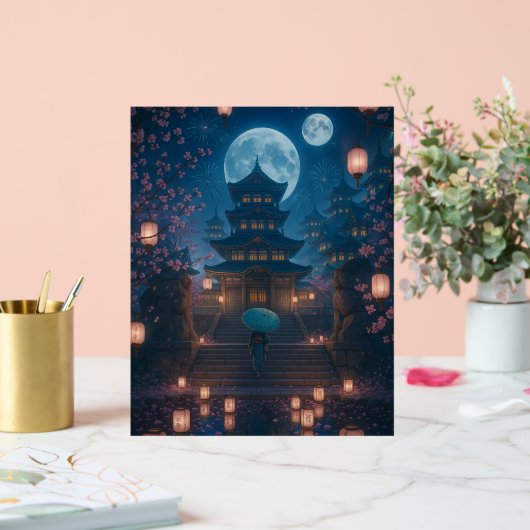 Art du festival japonais des lanternes (Mariage)