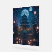 Art du festival japonais des lanternes (Angle)