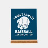 Art du mot sportif de baseball amusant (Recto)