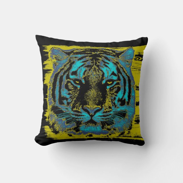 Art du tigre - Coussin (Recto)
