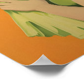 Art Eat Your Greens Poster Printable Funny Kitchen (Coin)