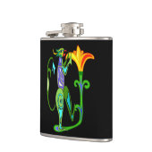 Art Égyptien Avec Flacon À Fleur Lotus (Gauche)