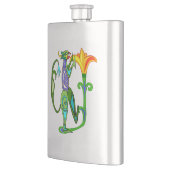 Art Égyptien Avec Flacon À Fleur Lotus (Gauche)