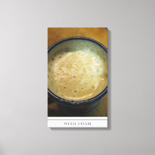 Art en latte sur toile