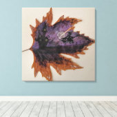 Art en toile feuille no1 (Insitu (Plancher de Bois))