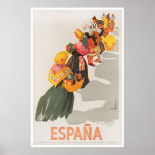 Art espagnol Espana affiche de voyage Espagne impr