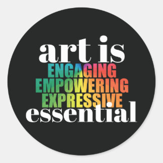 Art est ESSENTIEL Autocollants