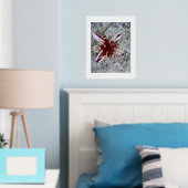 ART ET DESIGN DE POSTER À IMPRESSION MÉTALLISÉE (In situ (chambre))