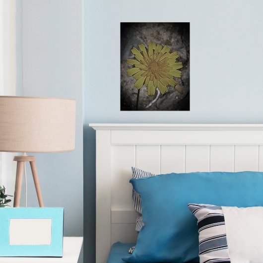 ART ET DESIGN DE POSTER À IMPRESSION MÉTALLISÉE (In situ (chambre))