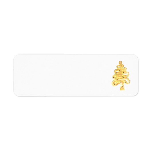 Art et design Étiquette de adresse de Noël (Devant)