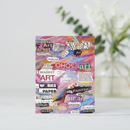 Art Event briefkaart (Staand voorkant)