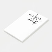 Art Fairy: Ik geloof in kunst Post-it® Notes (Schuin)