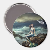 Art Fantastique Conte de Fées Sirène Aimant (Recto/Verso)