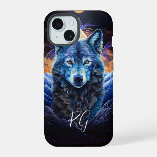 Art Fantastique Monogramme Loup Mystique Visionnai