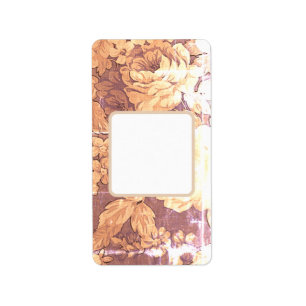 ART FLEURS étiquettes de adresse ET STYLE DE DESIG