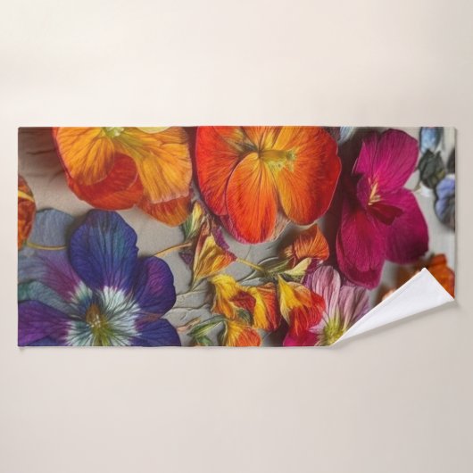Art floral (Serviette de bain)