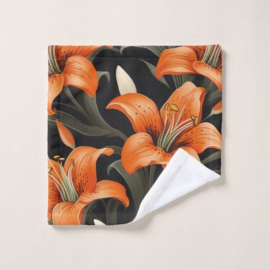 ART FLORAL #1 (Gant de toilette)