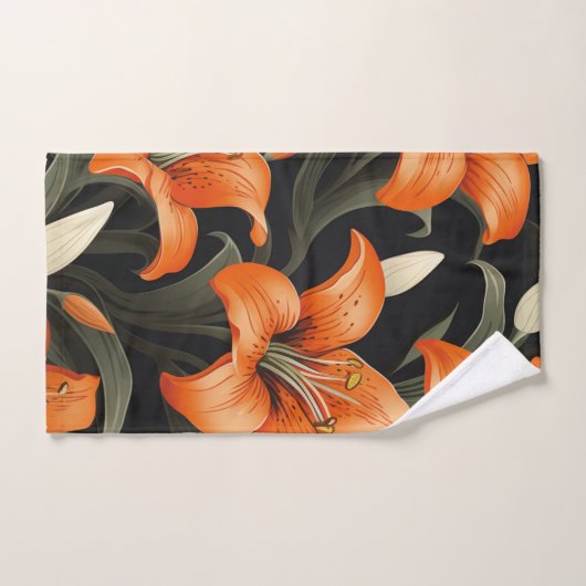 ART FLORAL #1 (Serviette à main)