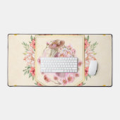 Art Floral, Art Graphique Rose, Dame Du Printemps (Clavier et souris)