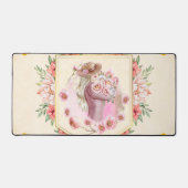 Art Floral, Art Graphique Rose, Dame Du Printemps (Recto)