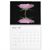 Art floral calendrier de 12 mois (Feb 2027)