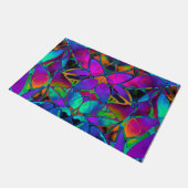 Art floral de fractale de tapis de porte (Incliné)