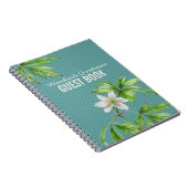 Art floral de région boisée et carnet de livre (Côté Droit)