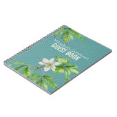 Art floral de région boisée et carnet de livre (Côté gauche)